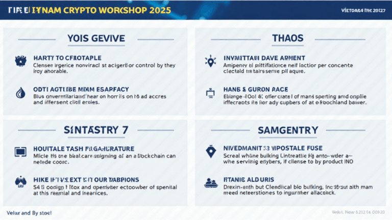 Vietnam Crypto Workshop 2025: Key Innovations for Future Investors